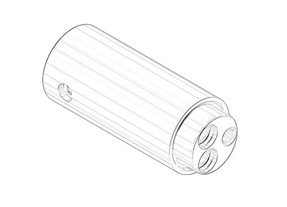 DORNBRACHT Anschluss ERSATZTEILE 09111006210 D. 35 x 83 mm Chrom, 09111006210-00 Galeriebild 1